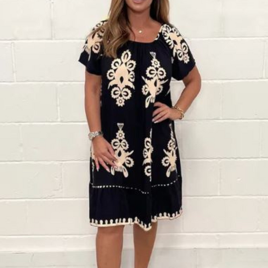 Ulana - Elegante Midi-jurk voor dames - Zomerse Stijl
