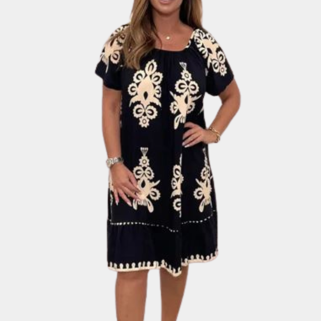 Ulana - Elegante Midi-jurk voor dames - Zomerse Stijl