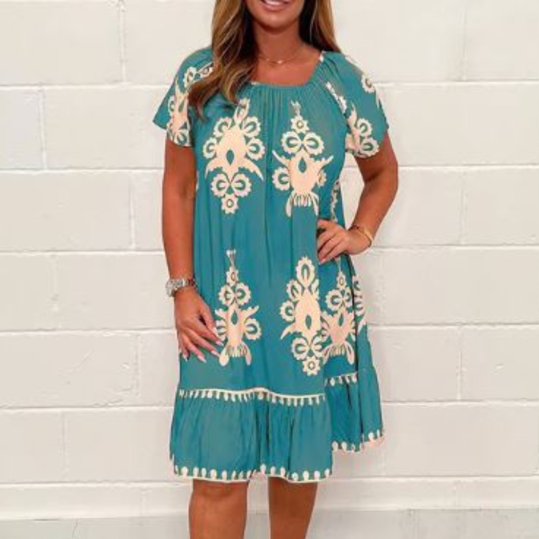 Ulana - Elegante Midi-jurk voor dames - Zomerse Stijl