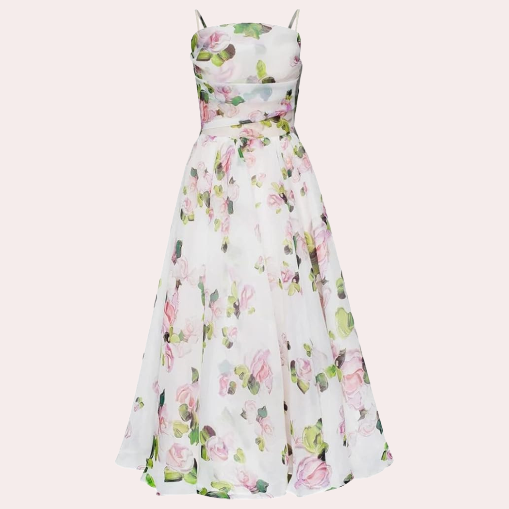 Emilia - Elegante Zomerse Midi-jurk voor dames