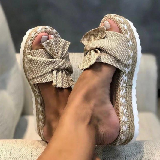Irma - Elegante zomersandalen voor dames met strik