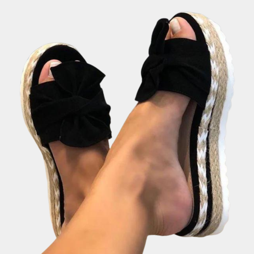 Irma - Elegante zomersandalen voor dames met strik