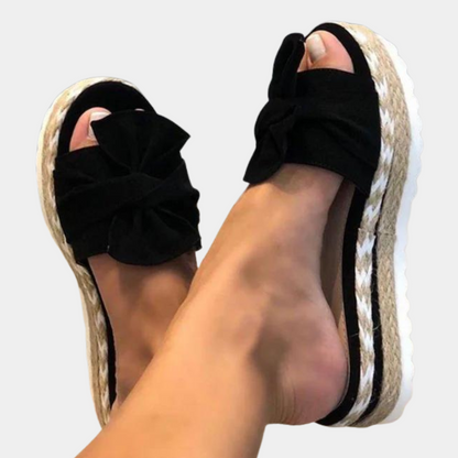 Irma - Elegante zomersandalen voor dames met strik