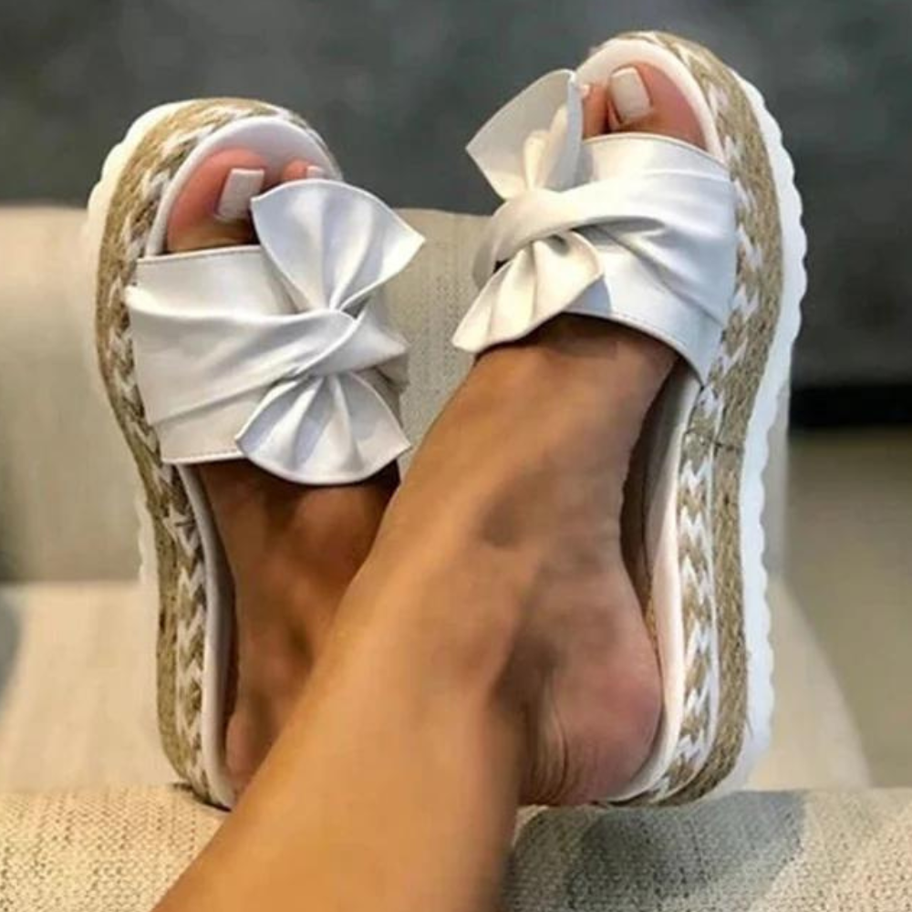 Irma - Elegante zomersandalen voor dames met strik