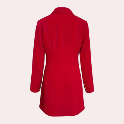 Rea - Geraffineerde blazerjurk met lange mouwen voor dames, perfect voor de lente en zomer.