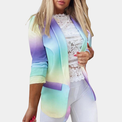 Sinead - Gekleurde zomerblazer voor dames