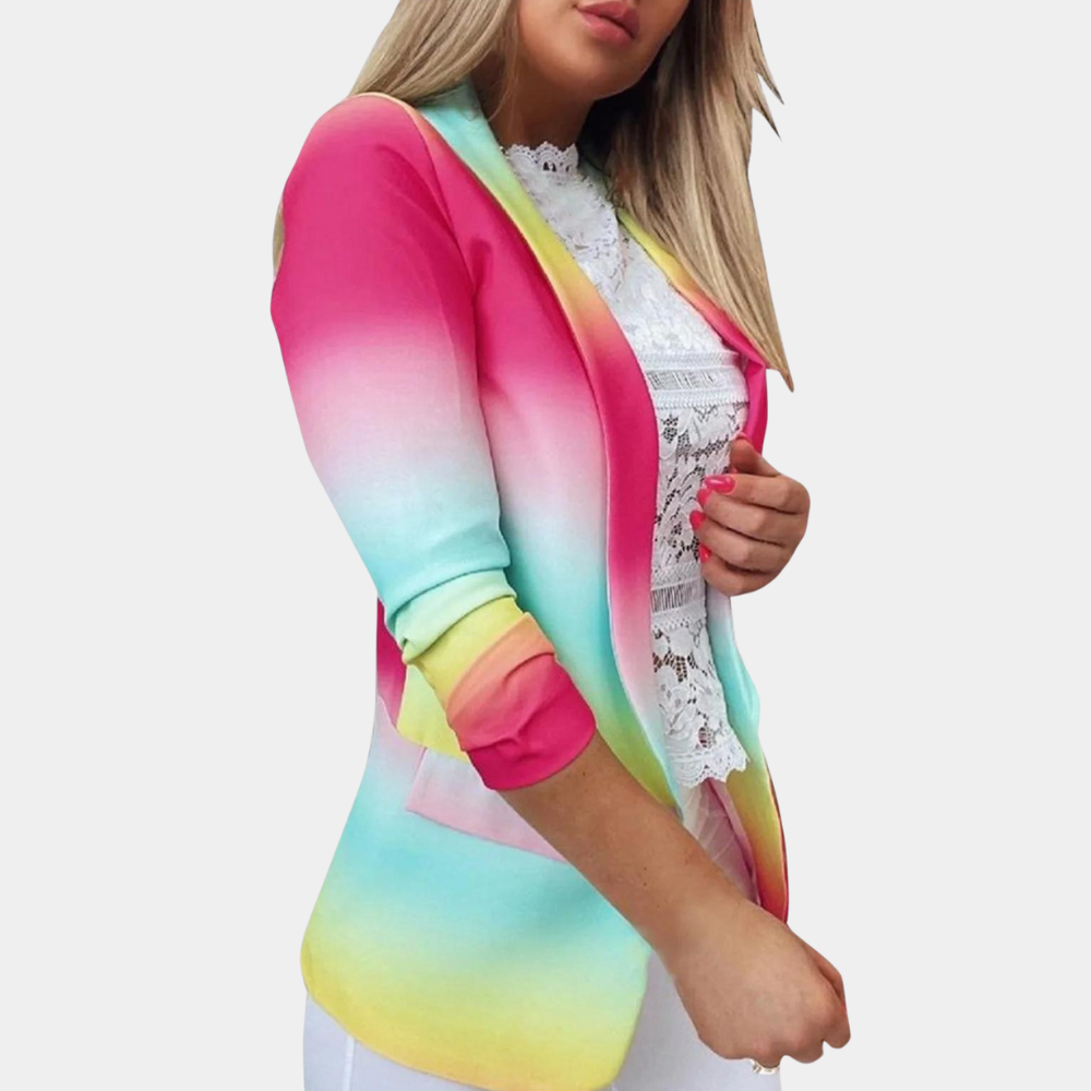 Sinead - Gekleurde zomerblazer voor dames