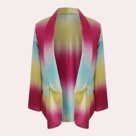 Sinead - Gekleurde zomerblazer voor dames