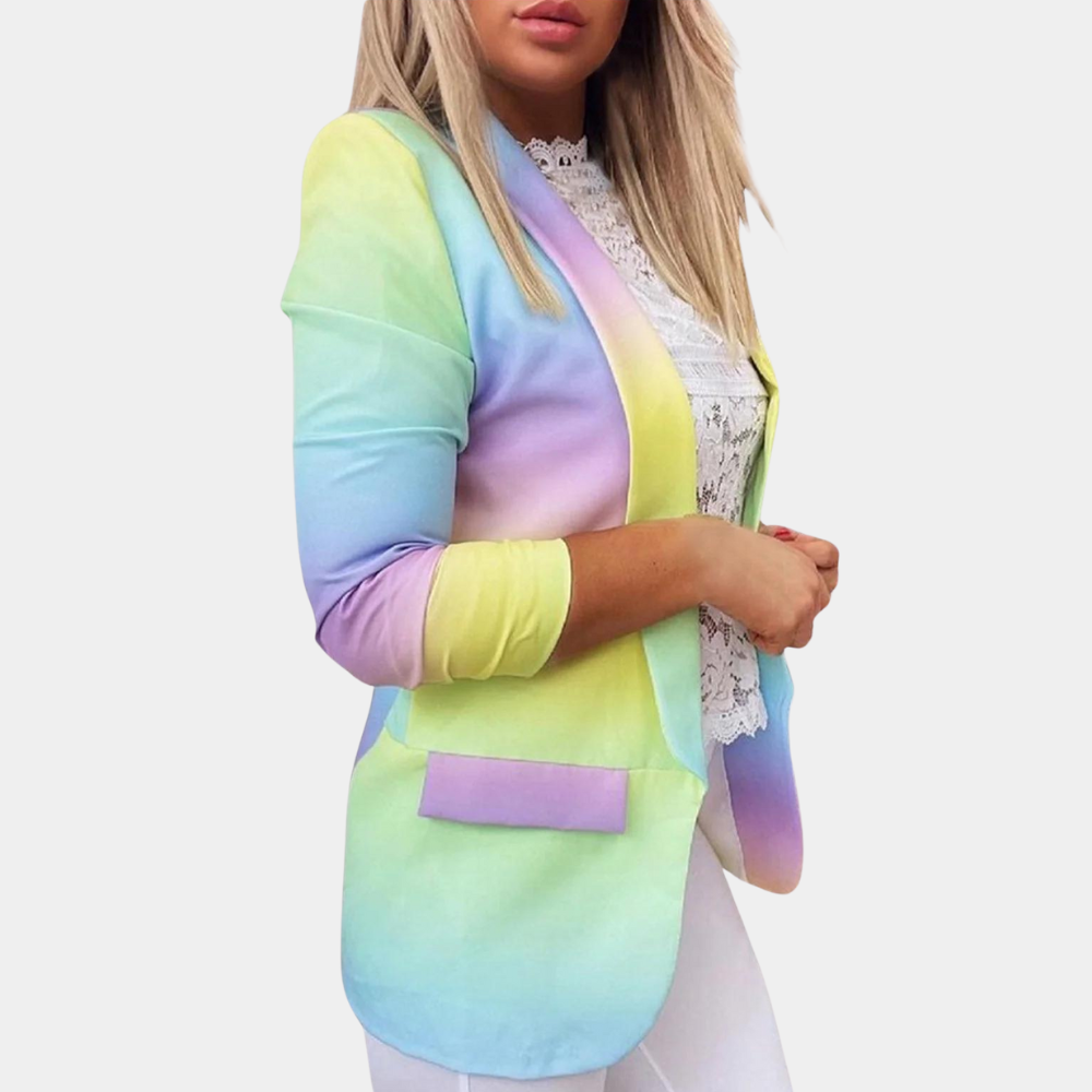 Sinead - Gekleurde zomerblazer voor dames