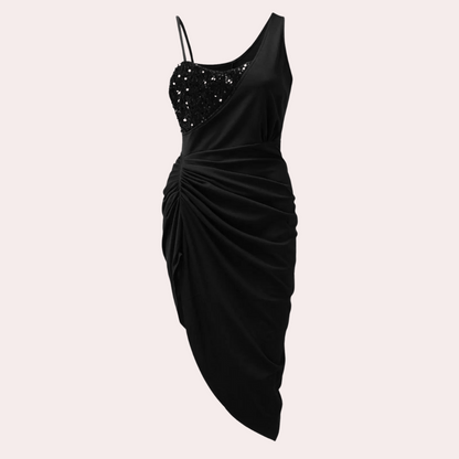 Bernarda - Fonkelende Elegantie Zomerse Paillettenjurk voor dames