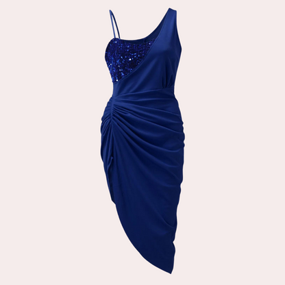 Bernarda - Fonkelende Elegantie Zomerse Paillettenjurk voor dames