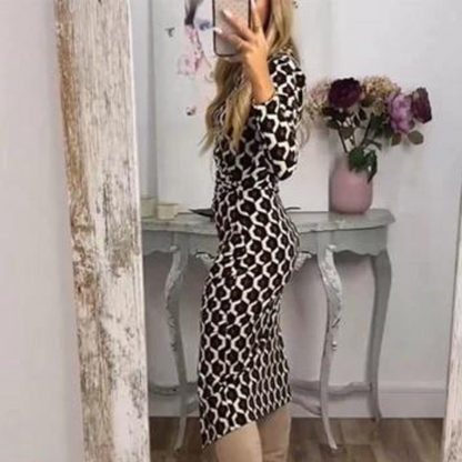 Paulinka - Zomerse jurk met moderne print voor dames
