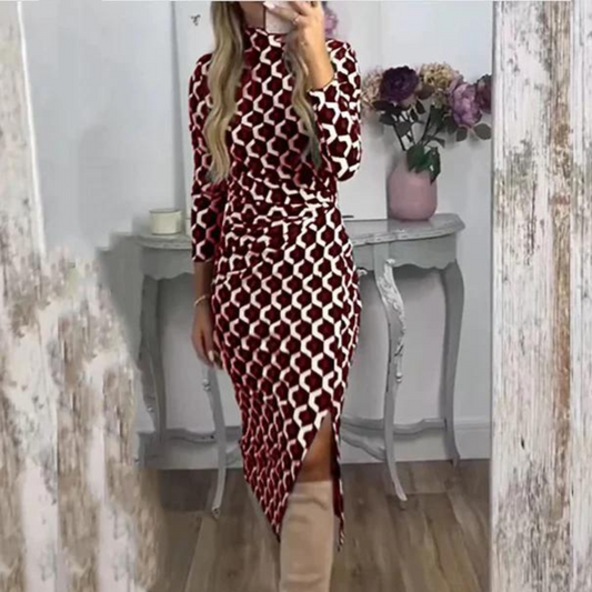 Paulinka - Zomerse jurk met moderne print voor dames