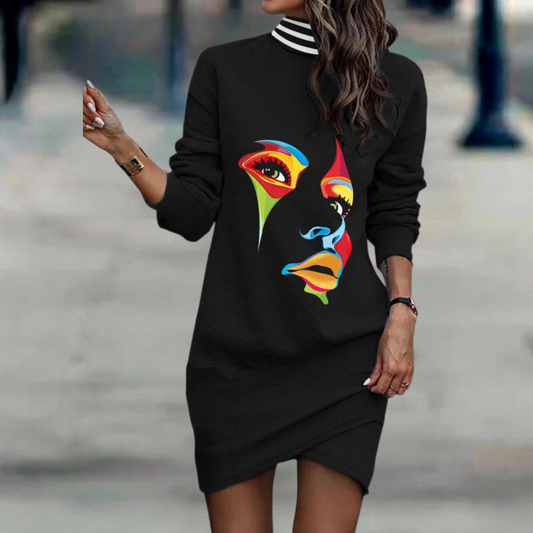 Venetia - Casual damesmode bedrukte zomerjurk