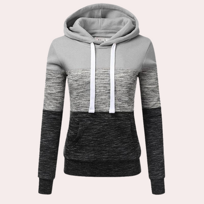 Siobhan - Driekleurige luchtige zomerhoodie voor dames