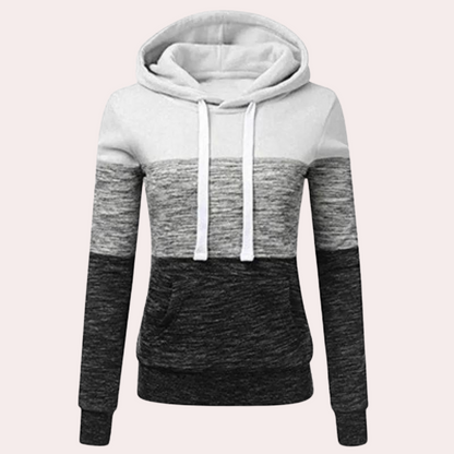 Siobhan - Driekleurige luchtige zomerhoodie voor dames