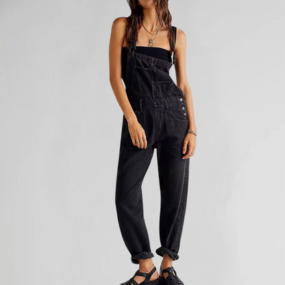 Valeria - Trendy denim zomeroverall voor dames