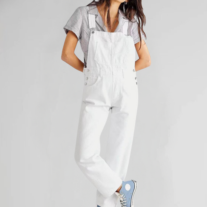 Valeria - Trendy denim zomeroverall voor dames
