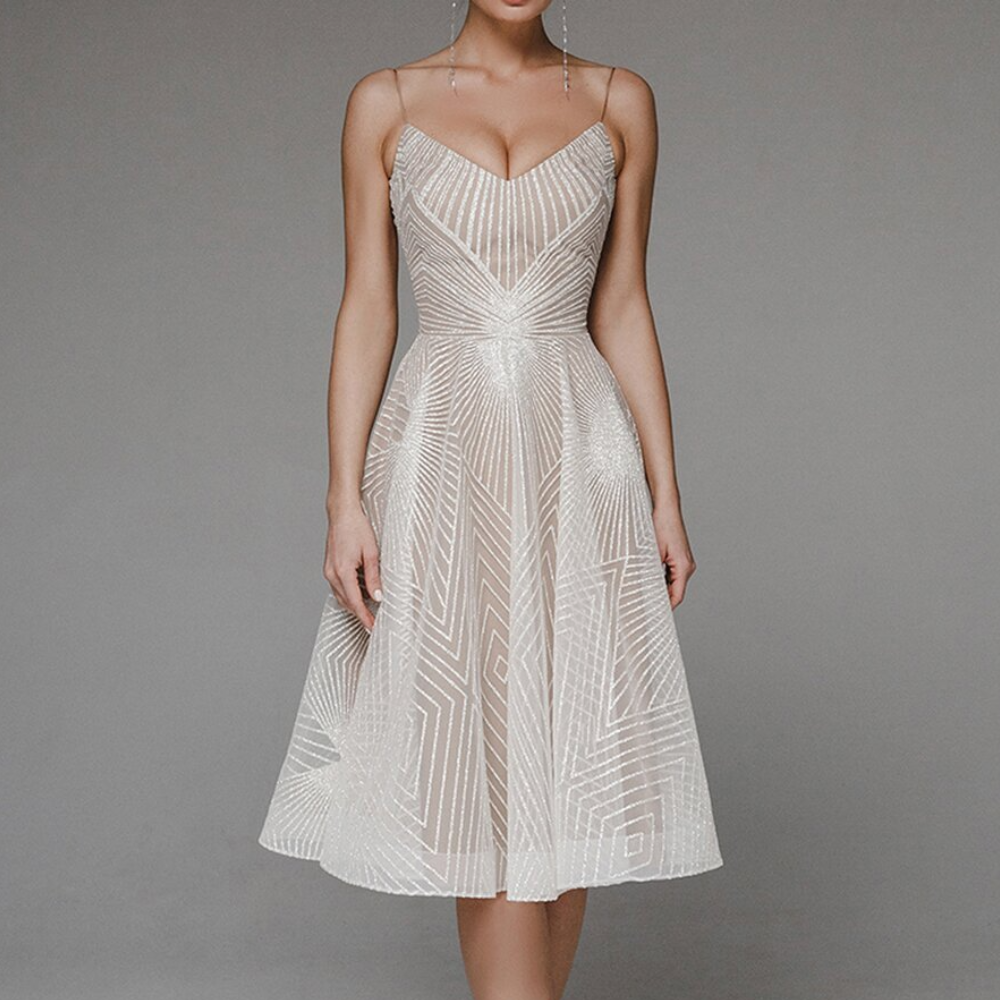 Blanca - Modieuze Zomerjurk met Elegante Open Rug