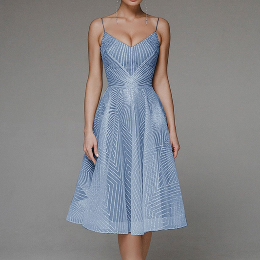 Blanca - Modieuze Zomerjurk met Elegante Open Rug