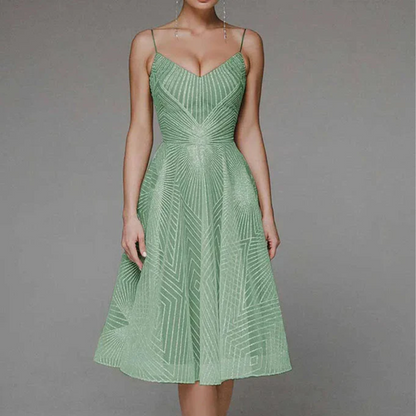 Blanca - Modieuze Zomerjurk met Elegante Open Rug