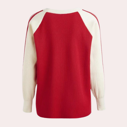 Yaretzi - Trendy Sterrenprint Zomerse Trui voor Dames