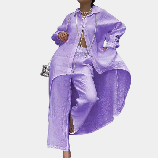 Zina - Trendy en elegante zomerse tweedelige set voor dames