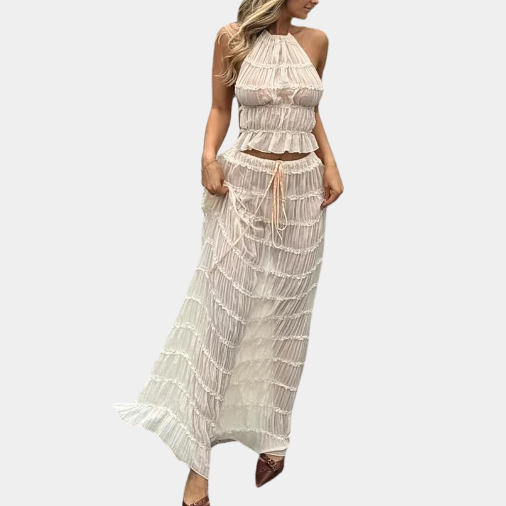 Fleur - Elegante 2-delige dames set voor de zomer