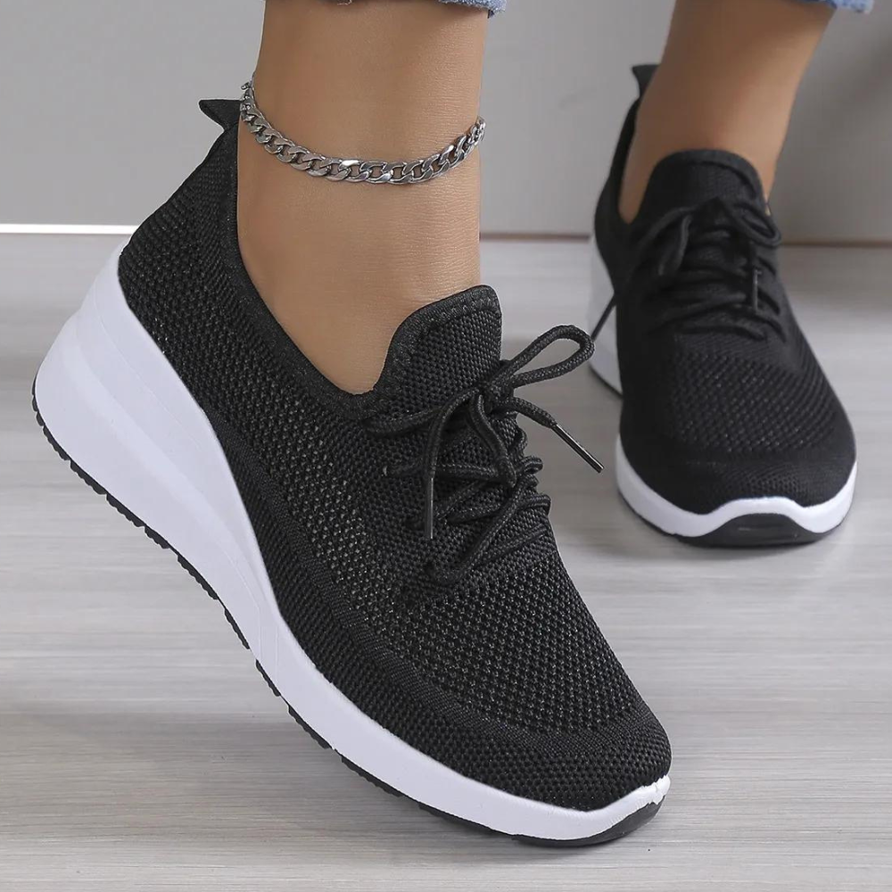 Serena - Trendy ademende wig schoenen voor dames - Perfect voor de zomer