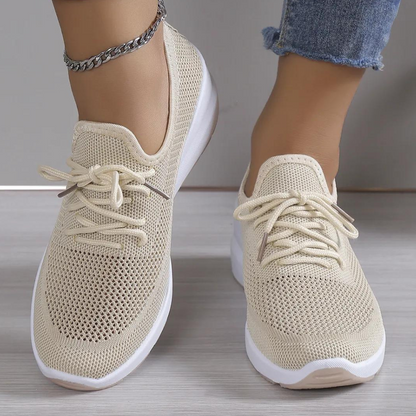 Serena - Trendy ademende wig schoenen voor dames - Perfect voor de zomer