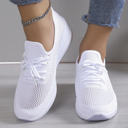 Serena - Trendy ademende wig schoenen voor dames - Perfect voor de zomer