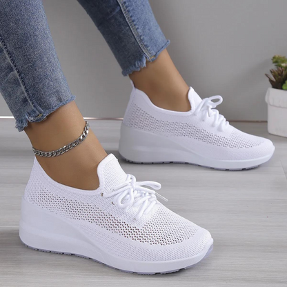 Serena - Trendy ademende wig schoenen voor dames - Perfect voor de zomer