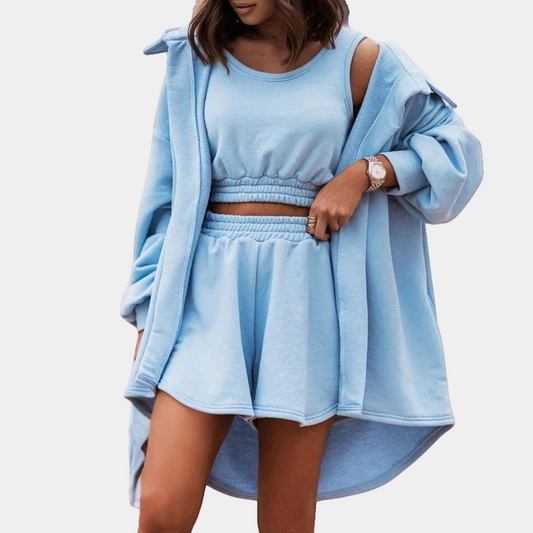 Doina - Elegante en Comfortabele 3-delige Dames Set voor de Zomer