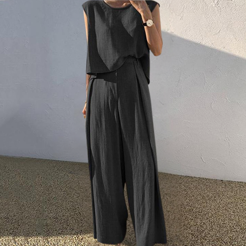 Raluca - Casual Elegance 2-delig damesset voor Zomeravonturen