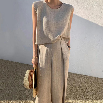 Raluca - Casual Elegance 2-delig damesset voor Zomeravonturen