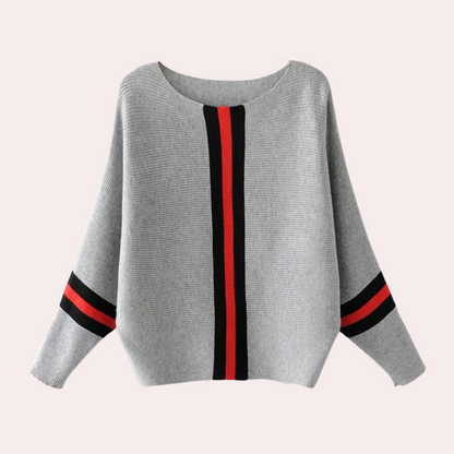 Karine - Dames zomertrui met minimalistische streep