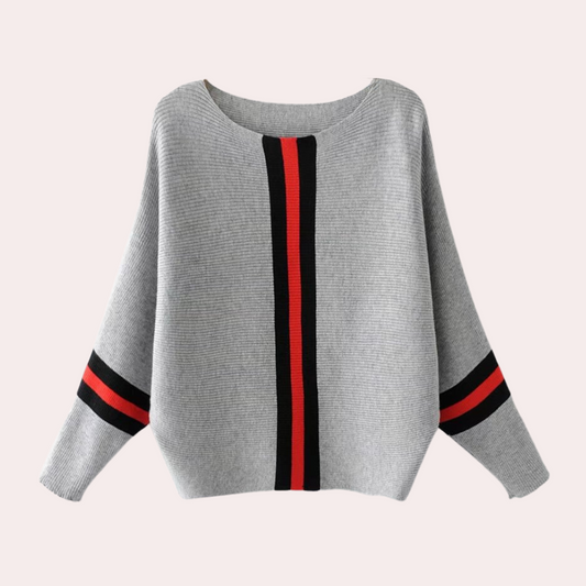 Karine - Dames zomertrui met minimalistische streep