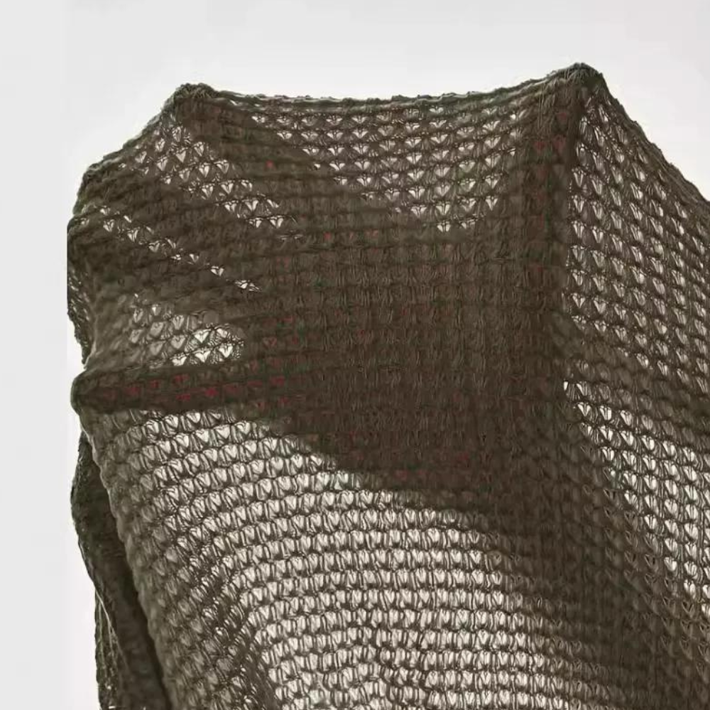 Violetta - Elegante zomerse gebreide top met V-hals voor dames