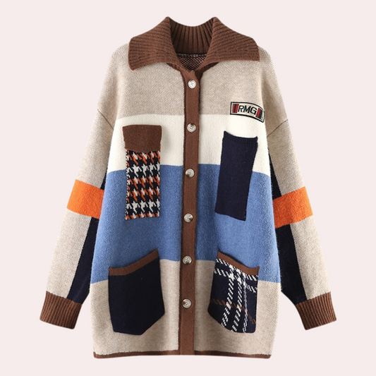 Edwina - Stijlvolle gebreide oversized damesjas voor de zomer