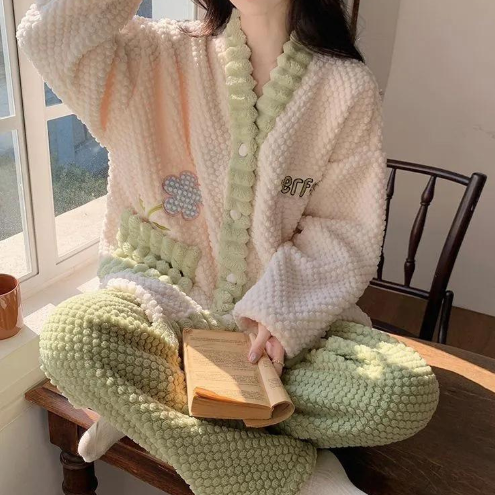 Vivien - Lichte en Comfortabele Pyjamaset voor Dames, Perfect voor de Zomer