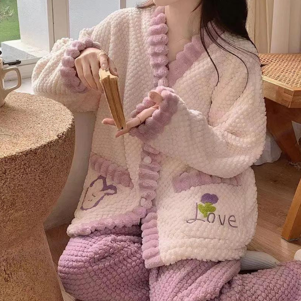 Vivien - Lichte en Comfortabele Pyjamaset voor Dames, Perfect voor de Zomer
