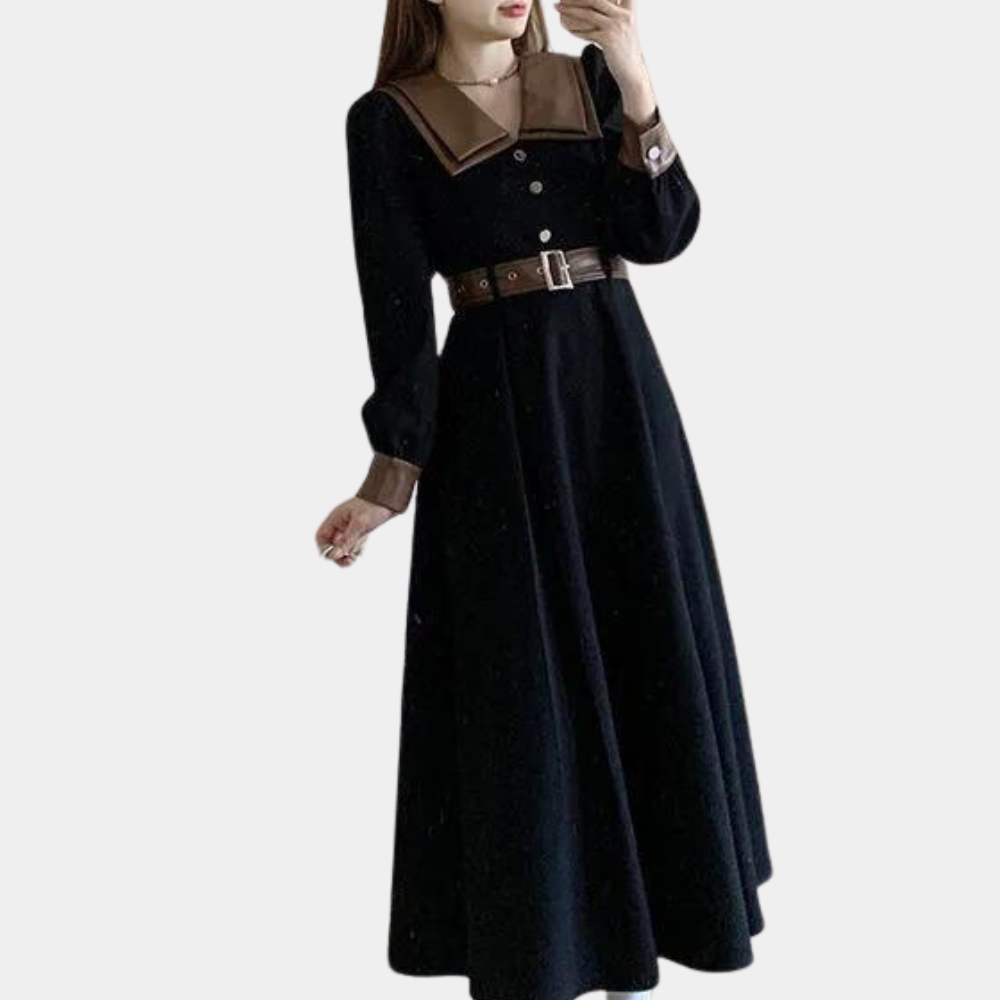 Smaranda - Stijlvolle Zomerjurk met Riem voor Vrouwen