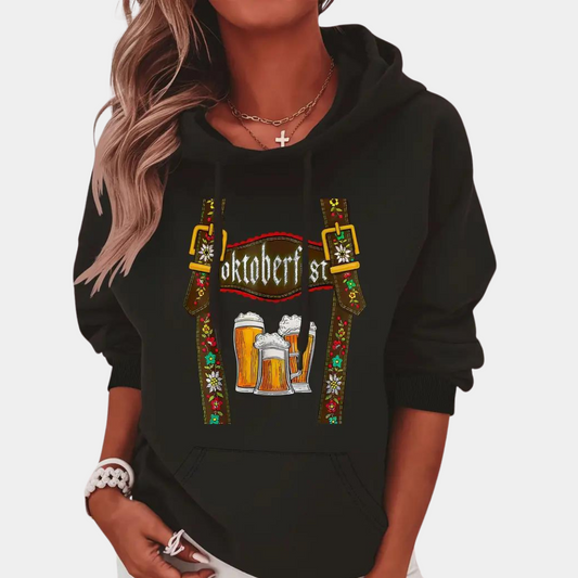 Ioanna - Stijlvolle Vrouwen Hoodie Sweater voor Zomer en Oktoberfest