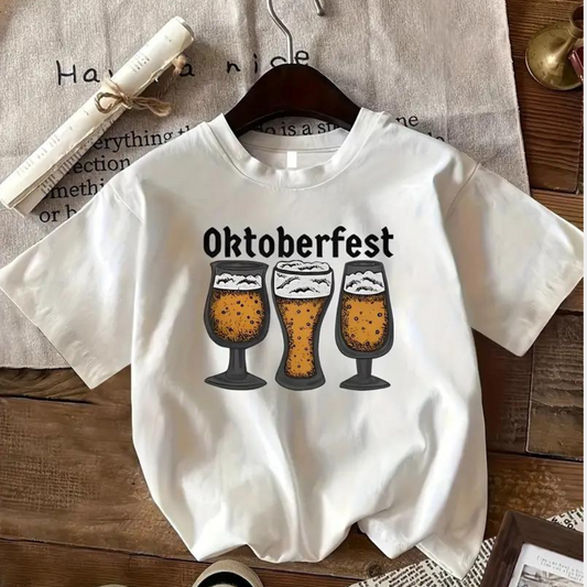 Evelien - Trendy Zomerse Oktoberfest T-shirt voor dames