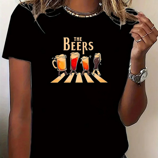 Noor - Zomer Oktoberfest pintenfeest t-shirt voor dames