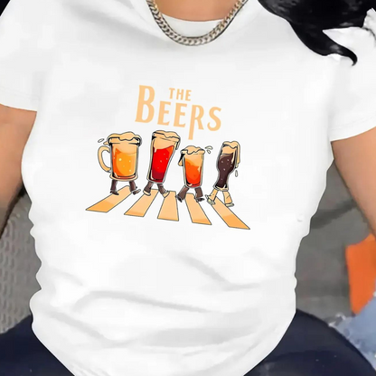 Noor - Zomer Oktoberfest pintenfeest t-shirt voor dames