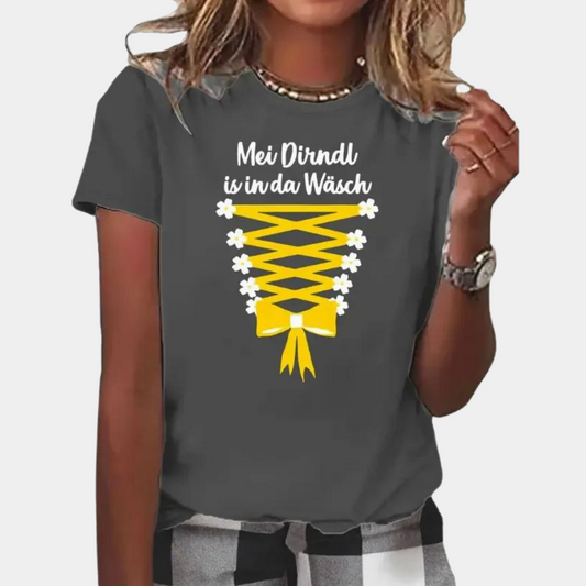 Gala - Stijlvol Dirndl T-shirt voor Zomerfeesten en Oktoberfest