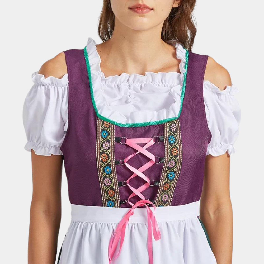 Natascha - Betoverende Zomerse Dirndl Jurk voor Oktoberfest
