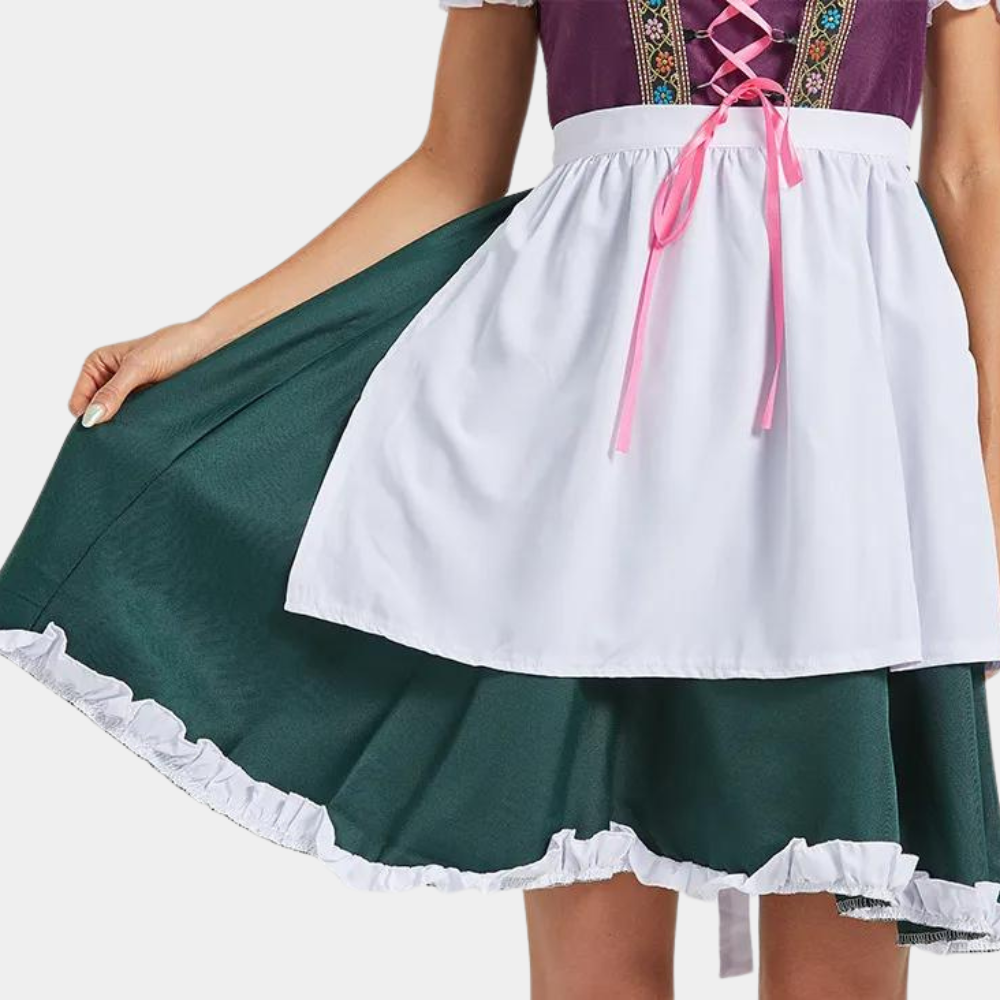 Natascha - Betoverende Zomerse Dirndl Jurk voor Oktoberfest