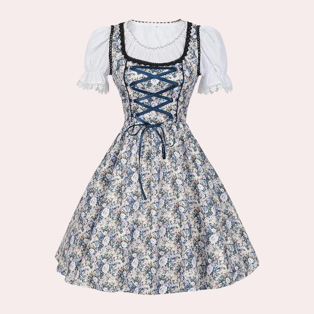 Marcela - Zomerse Oktoberfest stijlvolle feestjurk